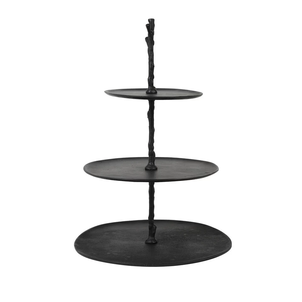 Etagère Tresa - Zwart - 3 Laags 6 Etagère Tresa - Zwart - 3 Laags - Afbeelding 4