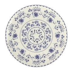 Orange85 Dinerborden 26 Cm Blauwe Details Set Van 4 Porselein Bordenset