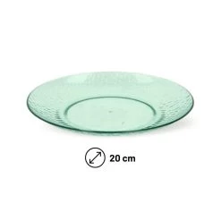 Orange85 Borden Set Van 6 Stuks Groen Transparant Plastic Kunststof -Het originele servies. 1000049527 0110