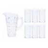 Orange85 Karaf Met Glazen Voor Water 6 Stuks Kristal 1 Orange85 Karaf Met Glazen Voor Water 6 Stuks Kristal -Het originele servies. 1000049538