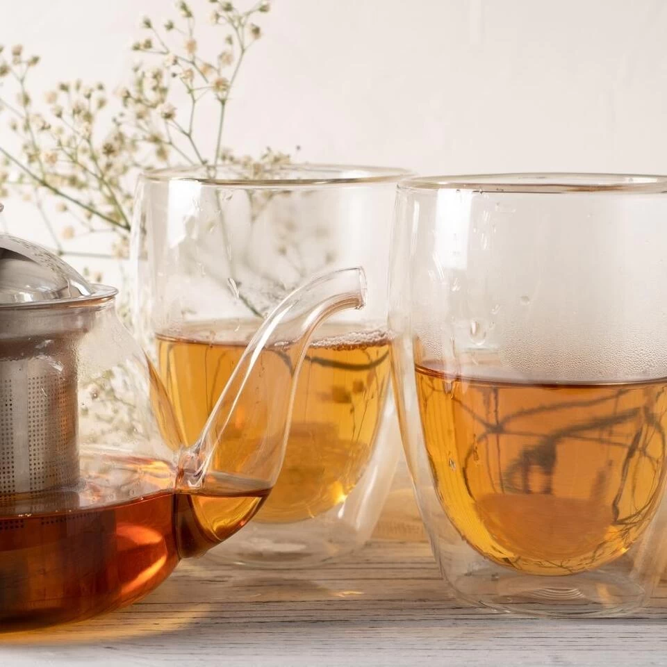 Orange85 Dubbelwandige Koffieglazen Theeglazen Set 6 Stuks Doorzichtig 180ml 4 Orange85 Dubbelwandige Koffieglazen Theeglazen Set 6 Stuks Doorzichtig 180ml - Afbeelding 2