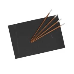 Cosy & Trendy Serveerplank - Wit - Leisteen - Sushi Snijplank Met 4 Eetstokjes