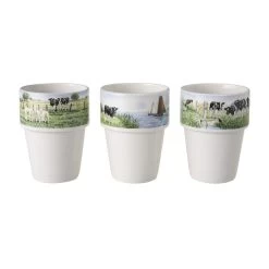 Wiebe Van Der Zee Giftset 3 Melkbekers 26 Cl.