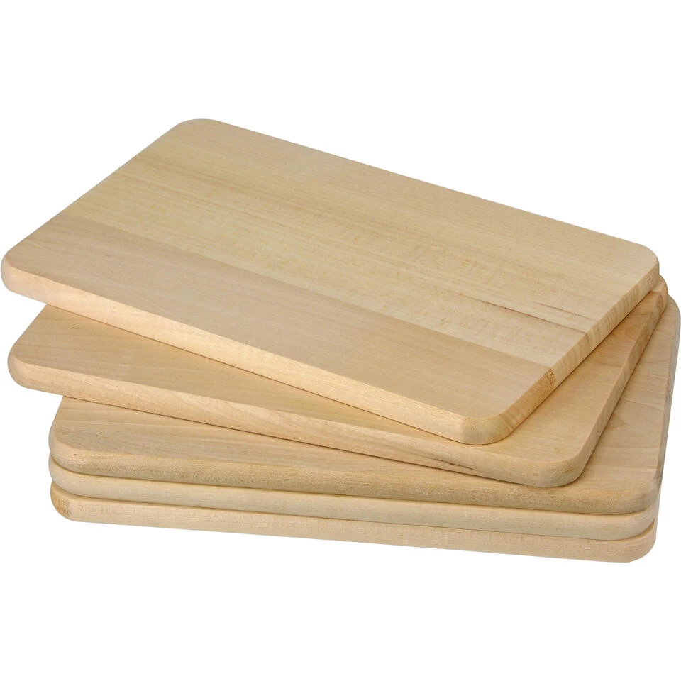Merkloos Serveerplank - 5 Stuks - Hout - 21.5 X 13.5 X 1 Cm 3 Merkloos Serveerplank - 5 Stuks - Hout - 21.5 X 13.5 X 1 Cm