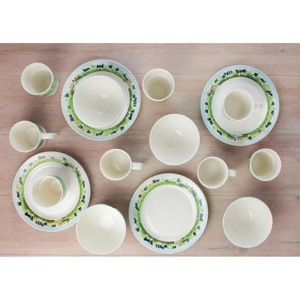 Wiebe Van Der Zee Set 16 Delig Servies 4 Persoons Beste Stuurlui 5 Wiebe Van Der Zee Set 16 Delig Servies 4 Persoons Beste Stuurlui - Afbeelding 3