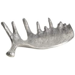 Beliani Decoratieve Schaal CARTHAGE - Zilver Aluminium -Het originele servies. 1000058294 0103