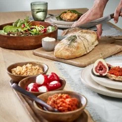 Mica Decorations Tomar Schaal - H6 X Ø26 Cm - Mangohout - Donkerbruin 9 Mica Decorations Tomar Schaal - H6 X Ø26 Cm - Mangohout - Donkerbruin -Het originele servies. 1000058459 0111