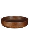 Mica Decorations Tomar Schaal - H6 X Ø26 Cm - Mangohout - Donkerbruin -Het originele servies. 1000058459