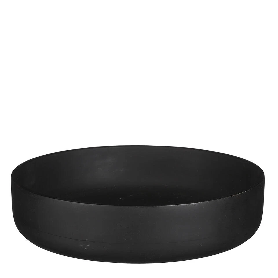 Mica Decorations Tomar Schaal - H6 X Ø26 Cm - Mangohout - Zwart 3 Mica Decorations Tomar Schaal - H6 X Ø26 Cm - Mangohout - Zwart