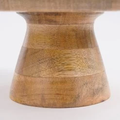 Mica Decorations Tallo Taartplateau - H10 X Ø30 Cm - Lichtbruin -Het originele servies. 1000058463 0110