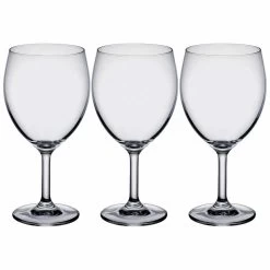 Bormioli Wijnglazen - 3 Stuks - Glas - 260 Ml -Het originele servies. 1000058665 0101