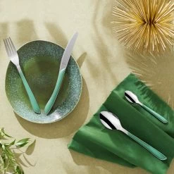 Amefa Eclat Groen Bestek - Set Van 24 -Het originele servies. 1000059305 0110