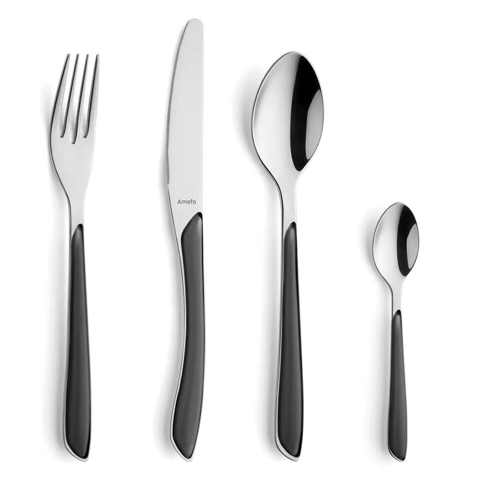 Amefa Eclat Grijs Bestek - Set Van 26 3 Amefa Eclat Grijs Bestek - Set Van 26