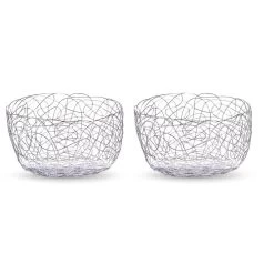 Zeller Fruitschaal - Metaal - Zilverkleurig - Rond - 22 Cm 5 Zeller Fruitschaal - Metaal - Zilverkleurig - Rond - 22 Cm -Het originele servies. 1000059868 0101