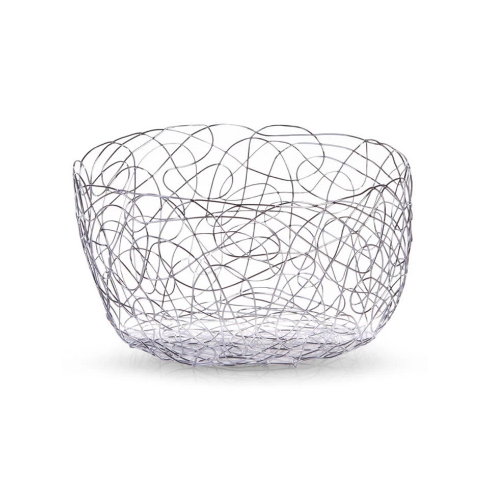 Zeller Fruitschaal - Metaal - Zilverkleurig - Rond - 22 Cm 3 Zeller Fruitschaal - Metaal - Zilverkleurig - Rond - 22 Cm