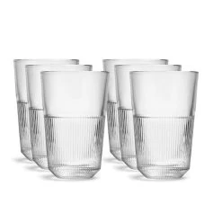 Royal Leerdam Longdrinkglazen Rayo - 6 Stuks - Glas - 360 Ml