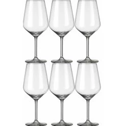 Royal Leerdam Wijnglazen Carre - 6 Stuks - Witte Wijn - 370 Ml