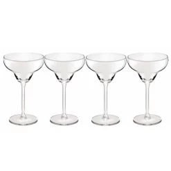 Royal Leerdam Cocktailglazen Margarita - 4 Stuks - Glas - 300 Ml