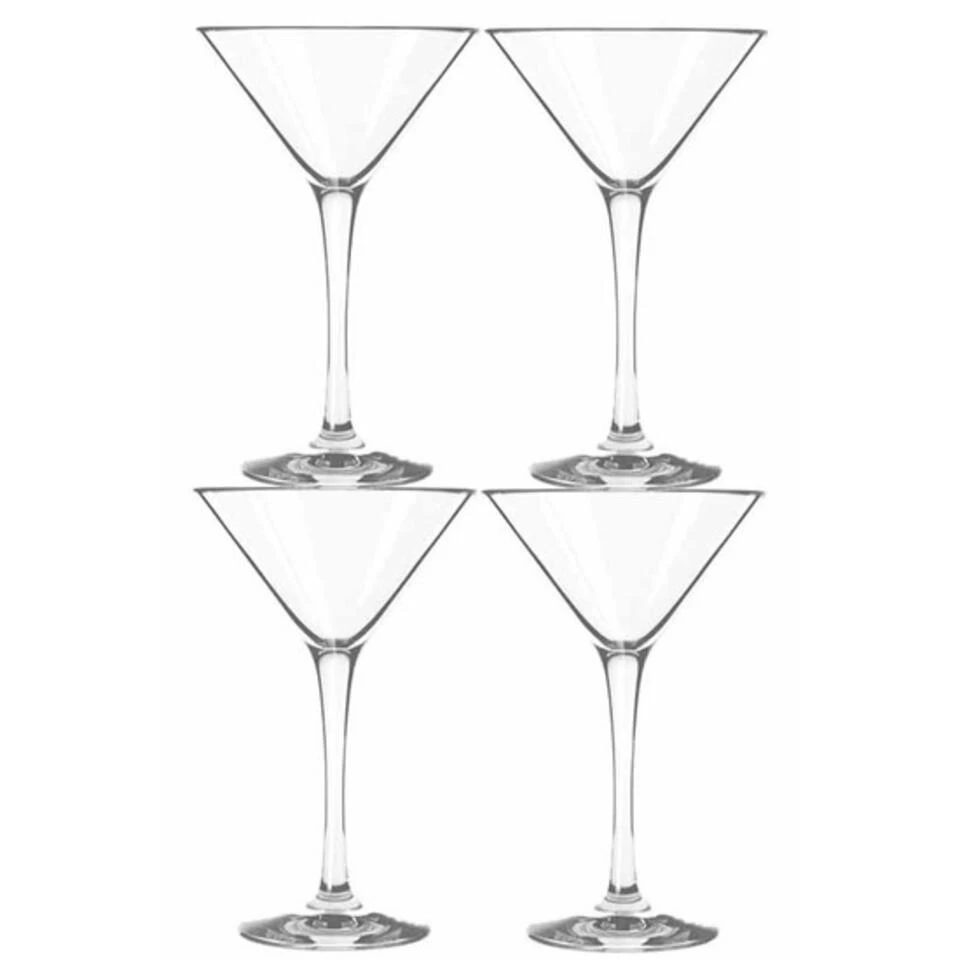 Royal Leerdam Cocktailglas - 4 Stuks - Martini - Glas - 250 Ml 3 Royal Leerdam Cocktailglas - 4 Stuks - Martini - Glas - 250 Ml