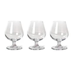Gerim Cognac Glazen - 3 Stuks - Glas - 250 Ml
