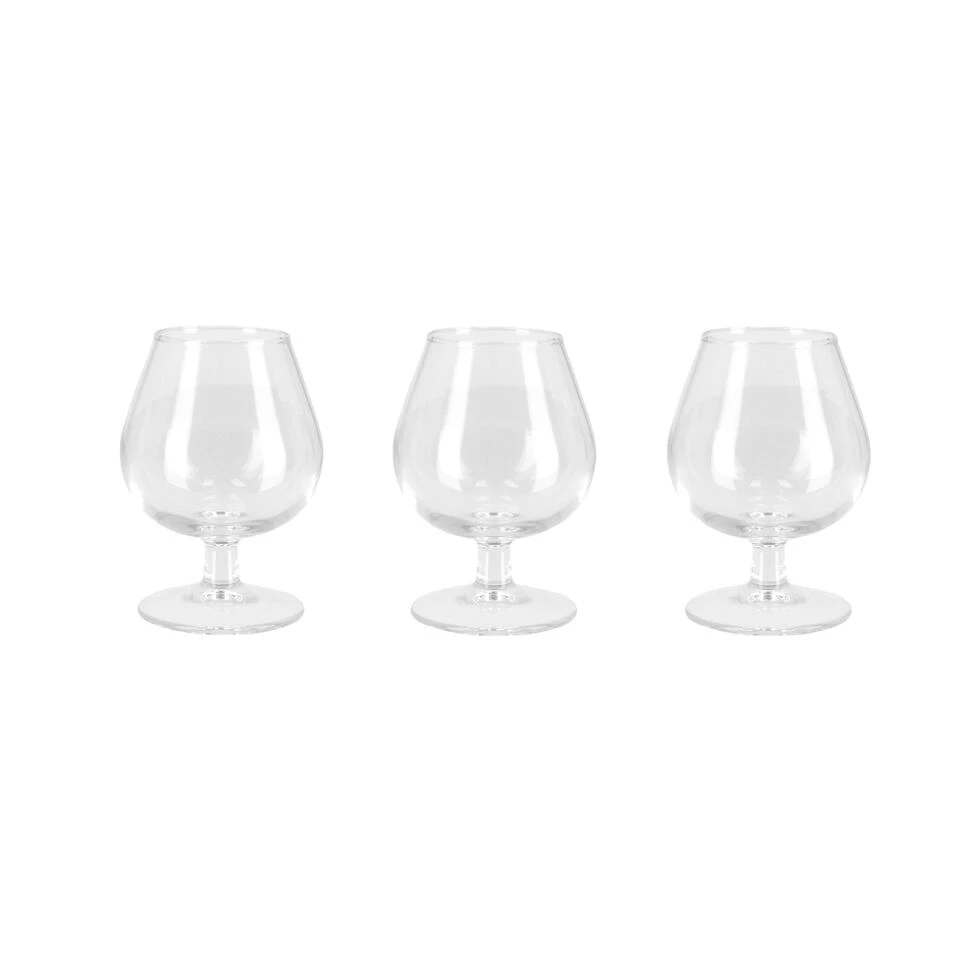 Gerim Cognac Glazen - 6 Stuks - Transparant - 250 Ml 3 Gerim Cognac Glazen - 6 Stuks - Transparant - 250 Ml