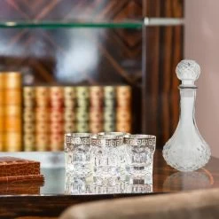 Orange85 Whiskey Karaf 550ml Kristal Luchtdicht Decanteerkaraf 7 Orange85 Whiskey Karaf 550ml Kristal Luchtdicht Decanteerkaraf -Het originele servies. 1000063319 0110