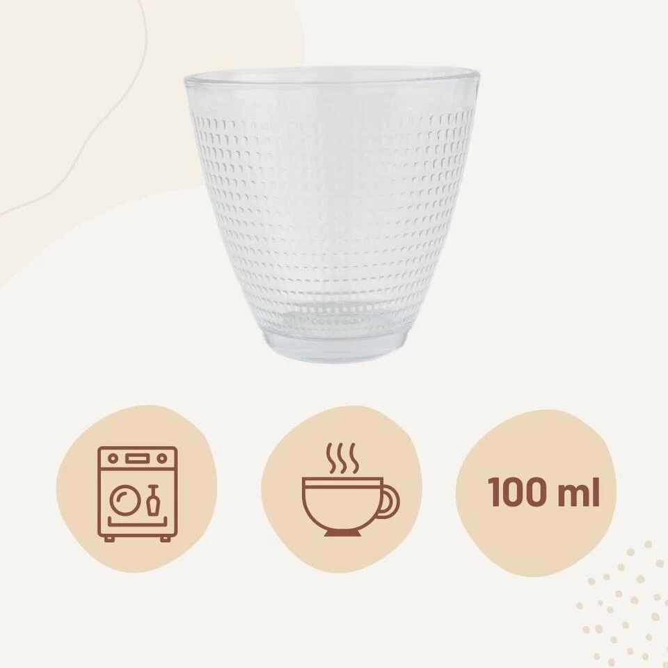 Orange85 Drinkglazen Waterglazen 6 Stuks Transparant 220ml 5 Orange85 Drinkglazen Waterglazen 6 Stuks Transparant 220ml - Afbeelding 3