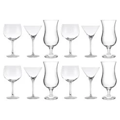 Orange85 Cocktail Glazen Gin Martini Pina Colada Set Van 6