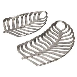 Beliani Decoratieve Schaal AMNISOS - Zilver Aluminium 8 Beliani Decoratieve Schaal AMNISOS - Zilver Aluminium -Het originele servies. 1000064722 0100