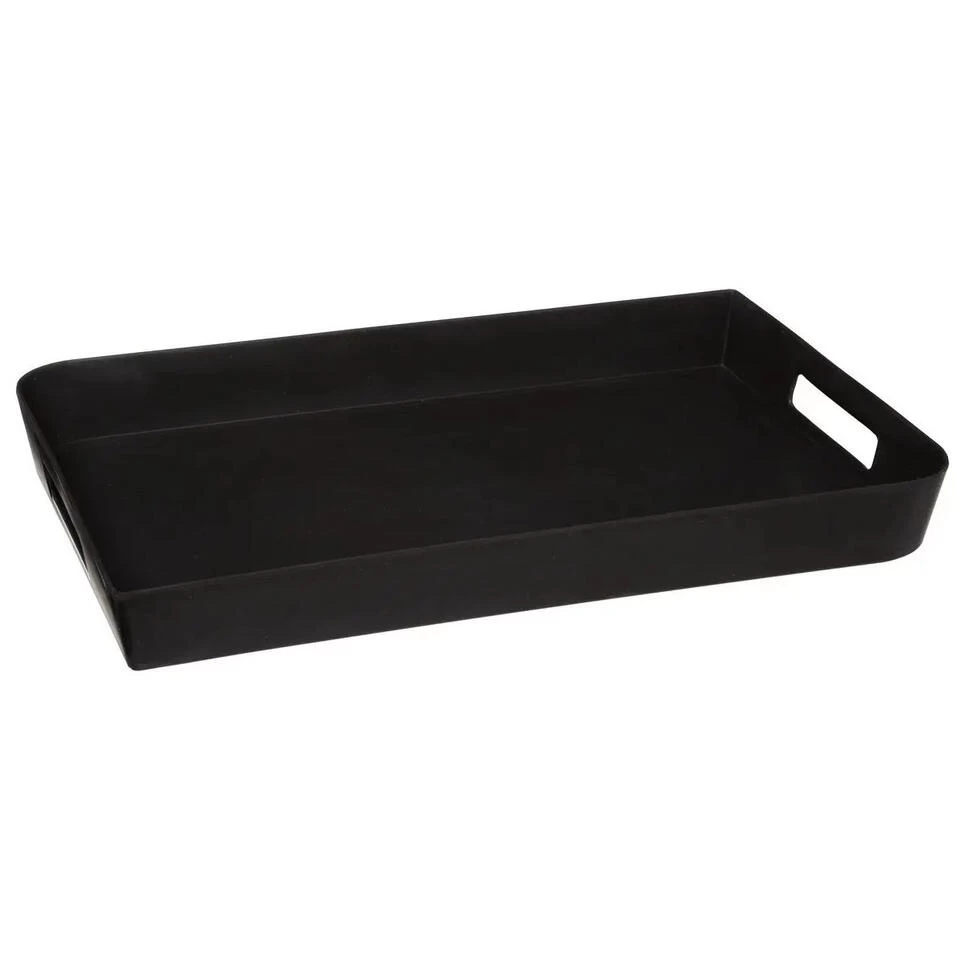 5Five - Dienblad - Met Handvatten - Antraciet - 44 X 29 Cm 3 5Five - Dienblad - Met Handvatten - Antraciet - 44 X 29 Cm