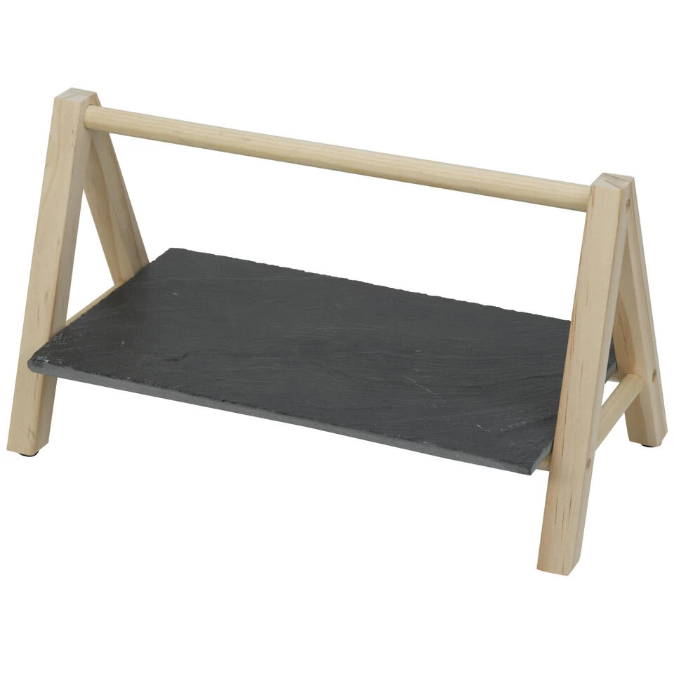 Etagere 1-laags Rechthoekig 29 X 19 X 14 Cm Van Leisteen 2 Etagere 1-laags Rechthoekig 29 X 19 X 14 Cm Van Leisteen