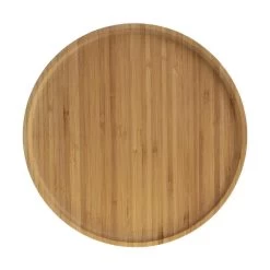 Secret De Gourmet Serveerplank - Bamboe - D26,5 Cm