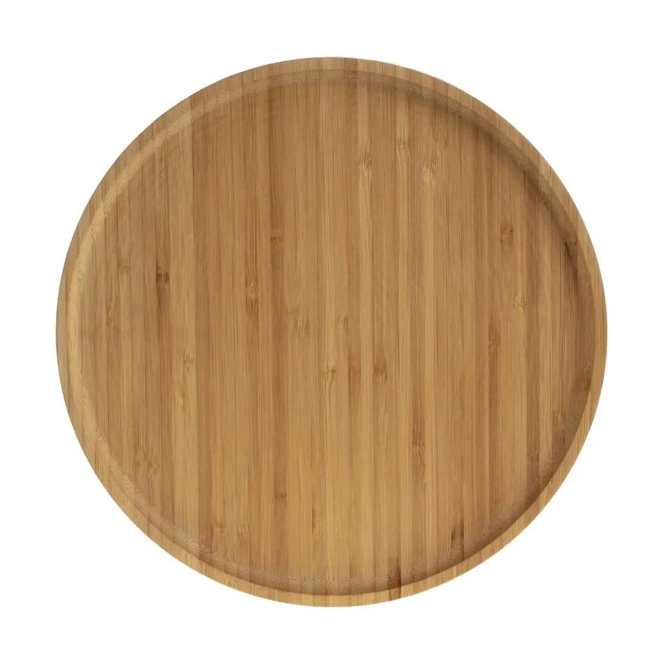 Secret De Gourmet Serveerplank - Bamboe - D26,5 Cm 3 Secret De Gourmet Serveerplank - Bamboe - D26,5 Cm