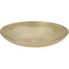 Merkloos Decoratie Schaal/fruitschaal - Glas Rond - Goud - D40 X H7 Cm -Het originele servies. 1000066540