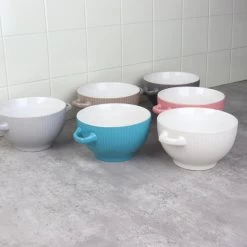 OTIX Soepkommen Set Van 6 Aardewerk 680 Ml 6 Kleuren 9 OTIX Soepkommen Set Van 6 Aardewerk 680 Ml 6 Kleuren -Het originele servies. 1000068733 0111