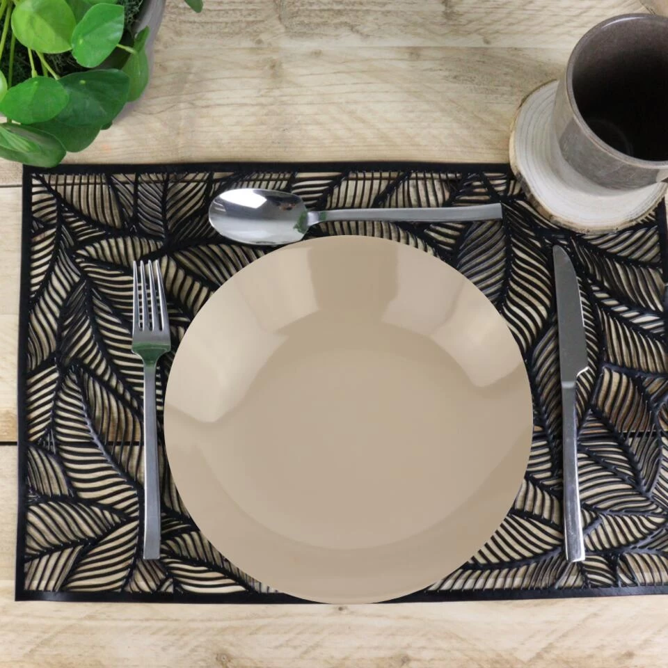 OTIX Diepe Borden Taupe Pastaborden Soepborden 6 Stuks 20cm Aardewerk 4 OTIX Diepe Borden Taupe Pastaborden Soepborden 6 Stuks 20cm Aardewerk - Afbeelding 2