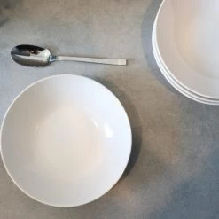 OTIX Diepe Borden Wit Pastaborden 6 Stuks 20cm Aardewerk -Het originele servies. 1000068736 0111