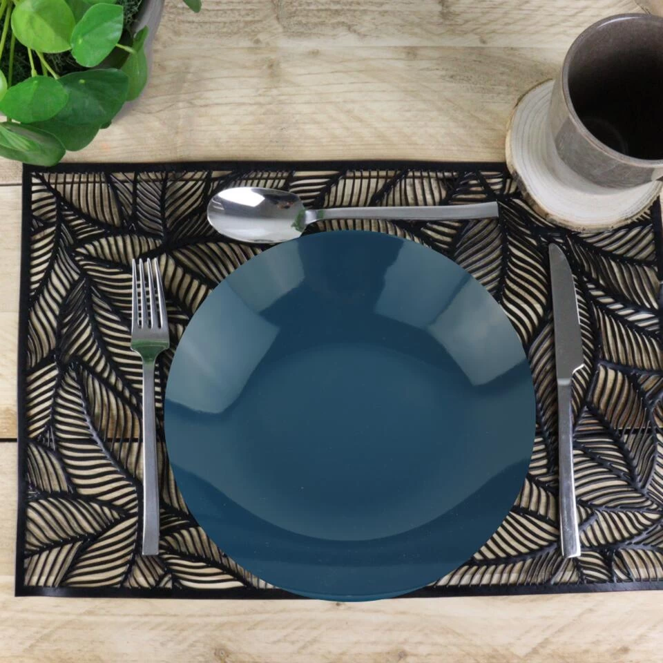 OTIX Diepe Borden Blauw Pastaborden Soepborden 6 Stuks 20cm Aardewerk 4 OTIX Diepe Borden Blauw Pastaborden Soepborden 6 Stuks 20cm Aardewerk - Afbeelding 2