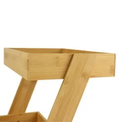 Orange85 Serveertoren Etagere Murale Bamboe 2 Laags Hout 31.5x22.5x26cm -Het originele servies. 1000068742 0111
