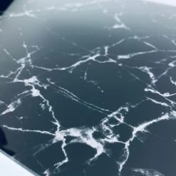 Orange85 Snijplank Glas Zwart 40x30cm Marmer -Het originele servies. 1000068748 0110