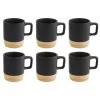 OTIX Espresso Kopjes Zwart Set Van 6 Met Bamboe Onderzetter 1 OTIX Espresso Kopjes Zwart Set Van 6 Met Bamboe Onderzetter -Het originele servies. 1000068759