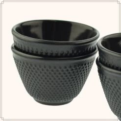 OTIX Gietijzeren Theekopjes 100ml 6 Stuks -Het originele servies. 1000068773 0110