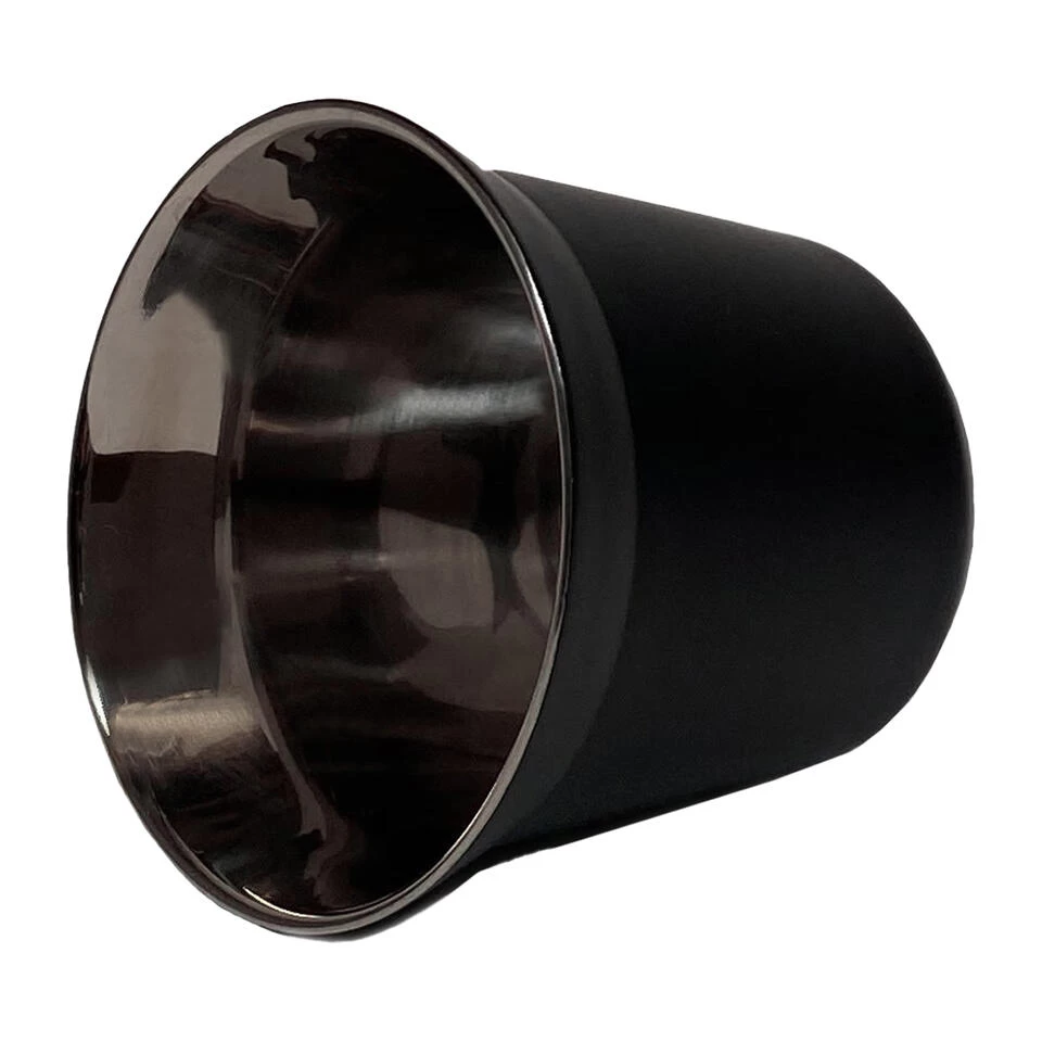 Krumble Espressokopjes Staal Set Van 6 - Zwart 4 Krumble Espressokopjes Staal Set Van 6 - Zwart - Afbeelding 2