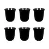 Krumble Espressokopjes Staal Set Van 6 - Zwart -Het originele servies. 1000071215