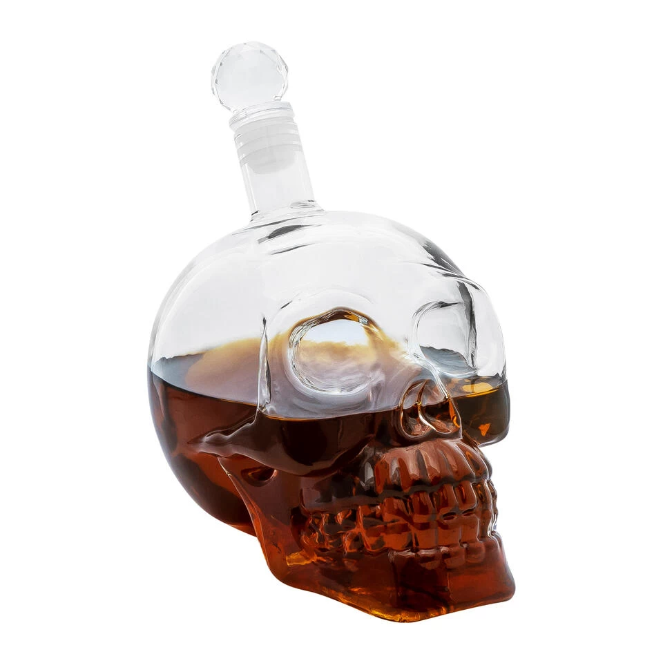 Aretica Whisky Karaf - Skull - Glas 3 Aretica Whisky Karaf - Skull - Glas