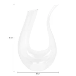 Krumble Decanteer Karaf In U Vorm - Glas