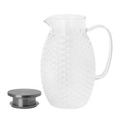 Krumble Karaf Schubbenpatroon Met Filter, Handvat En Aluminium Deksel - 1,5 L -Het originele servies. 1000071533 0102
