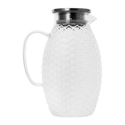 Krumble Karaf Schubbenpatroon Met Filter, Handvat En Aluminium Deksel - 2 L -Het originele servies. 1000071535 0103