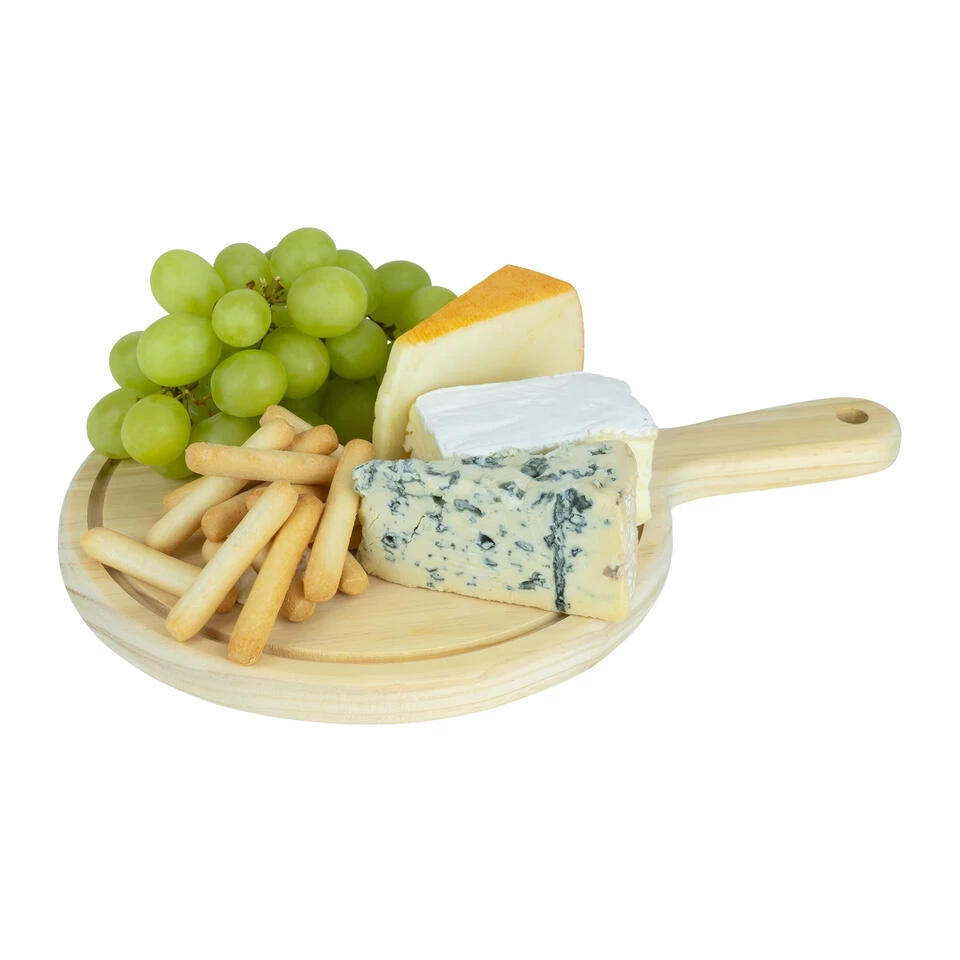 Krumble Serveerplank Rond - S - Hout 3 Krumble Serveerplank Rond - S - Hout