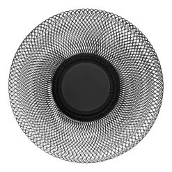 QUVIO Fruitschaal Metaal Mesh - Zwart -Het originele servies. 1000071563 0103